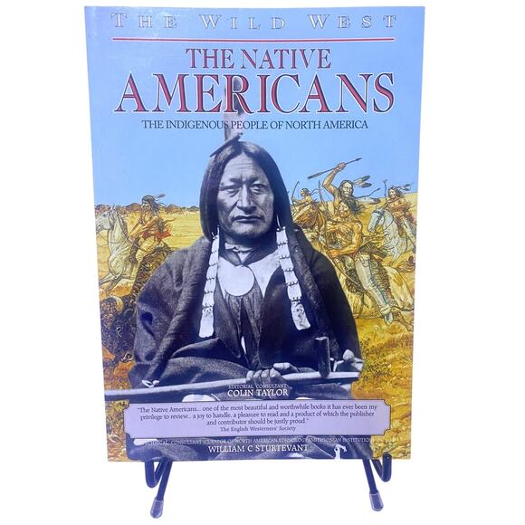 The Wild West The Native Americans Book Softcover NEW - Picture 1 of 6